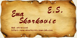 Ema Skorković vizit kartica